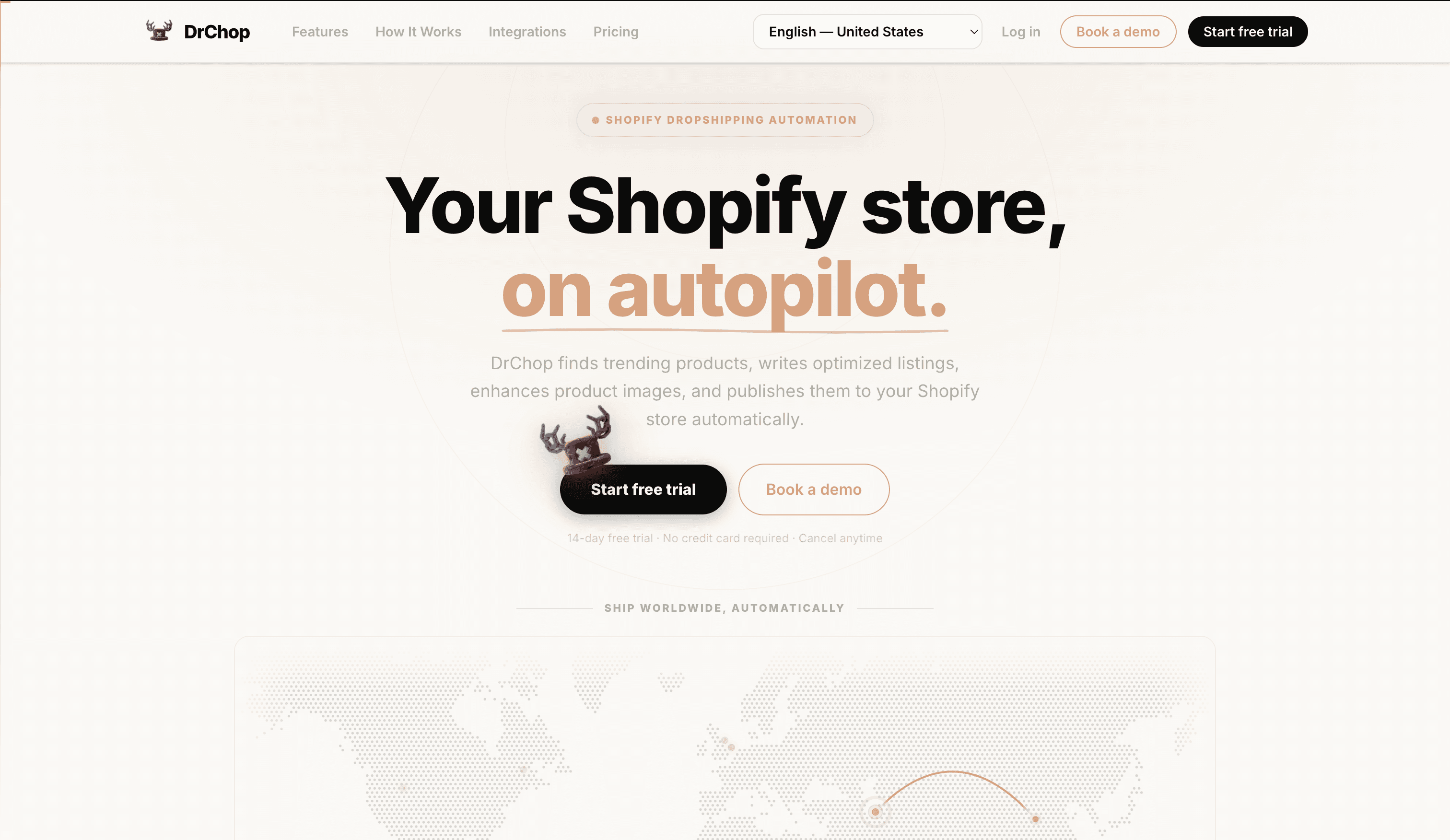 DrChop product interface